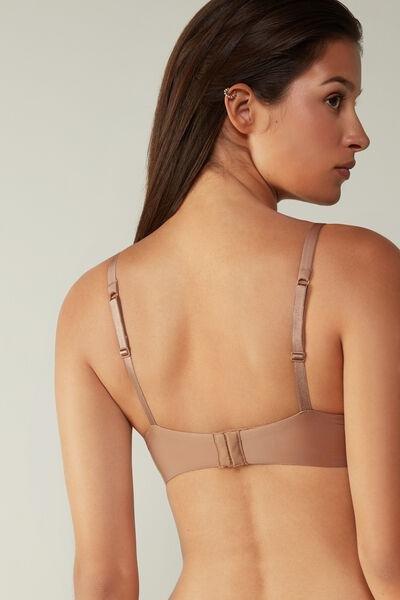Beige Ultralight Balconette Bra, , large image number 3