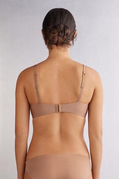 Beige Ultralight Balconette Bra, Medium Beige, large image number 3