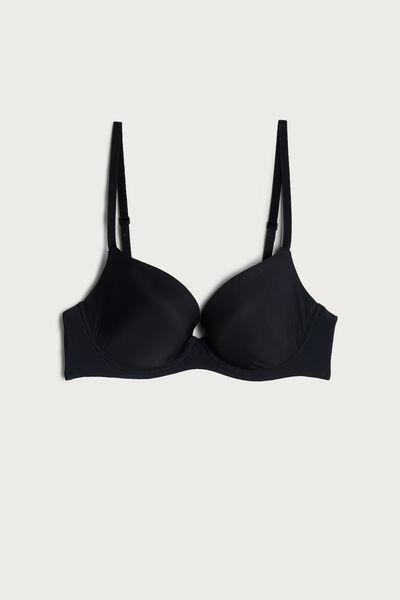 Black Irina Balconette Bra, , large image number 2