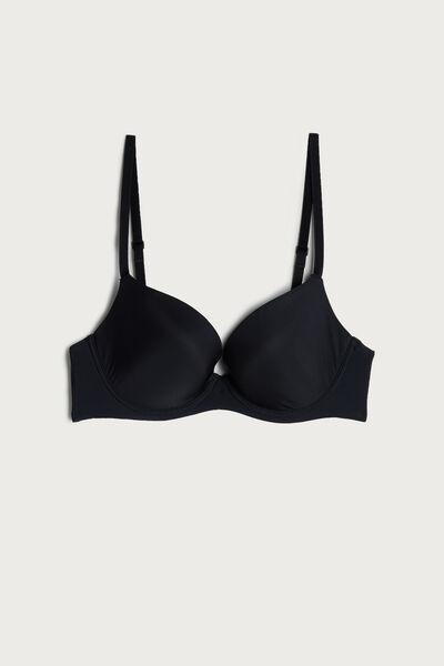 Intimissimi - Black Irina Microfibre Balconette Bra