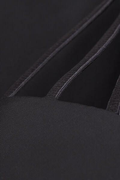 Black Ilenia Ultralight Microfibre Balconette Bra, Black, large image number 4