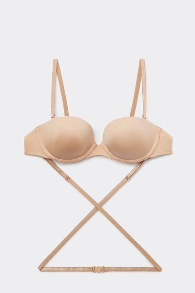 Beige Ultralight Balconette Bra, Soft Beige, large image number 3