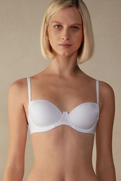 White Sofia Balconette Bra, , large image number 0