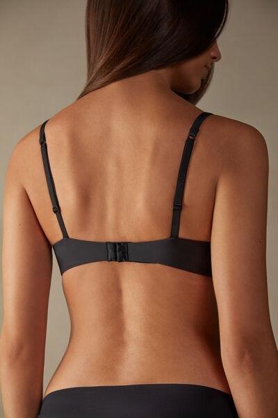 Black Sofia Balconette Bra, , large image number 2
