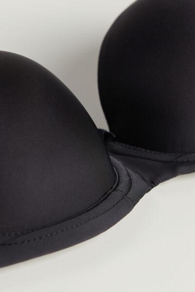 Black Sofia Balconette Bra, , large image number 3