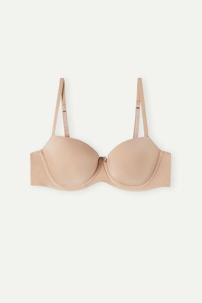 Beige Sofia Ultralight Balconette Bra, , large image number 4