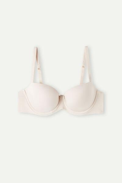 Cream Sofia Balconette Bra, , large image number 4