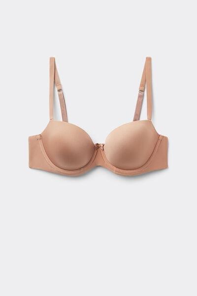 Beige Ultralight Balconette Bra, Medium Beige, large image number 2