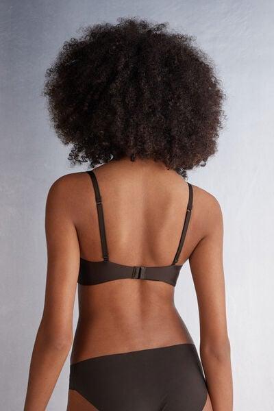 Brown Sofia Ultralight Microfibre Balconette Bra, 5601_705J, large image number 4