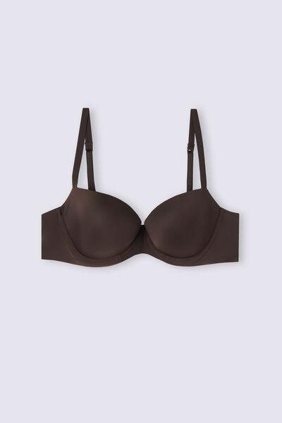 Brown Sofia Ultralight Microfibre Balconette Bra, 5601_705J, large image number 6