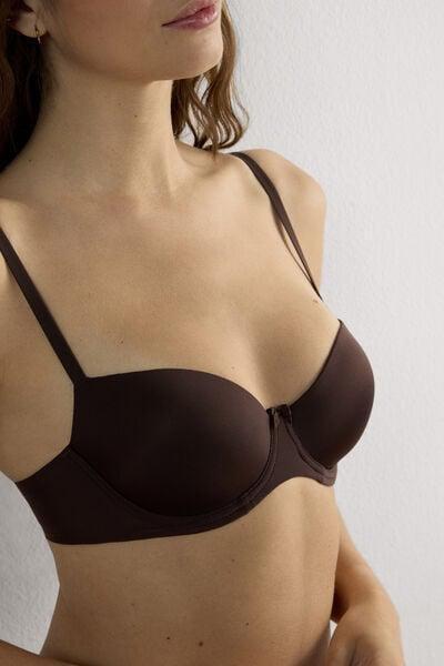 Brown Sofia Ultralight Microfibre Balconette Bra, 5601_705J, large image number 10