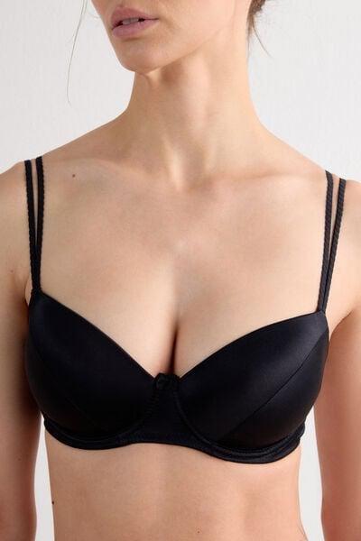 Black Sofia Balconette Bra, Black, large image number 6