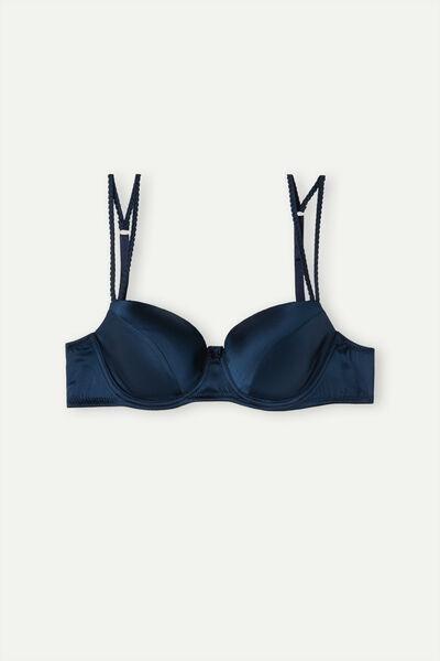 Navy Sofia Balconette Bra, , large image number 4