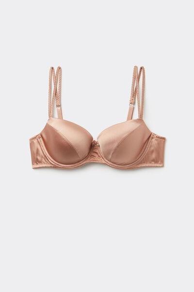 Pink Sofia Balconette Bra, Satin Pink, large image number 5