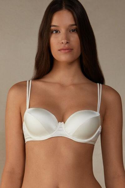 White Sofia Balconette Bra, , large image number 0