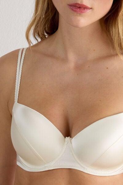 White Sofia Balconette Bra, Powder White, large image number 5