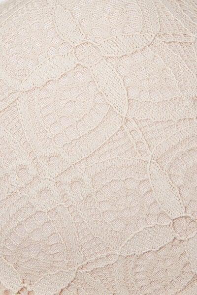 Pink Claudia Lace Balconette Bra, Silk, large image number 4