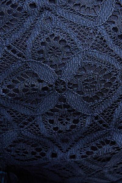 Blue Francesca Lace Balconette Bra, Intense Blue, large image number 4