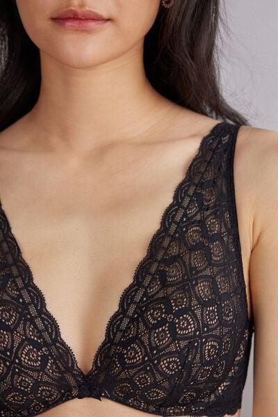 حمالة صدر بالكونيت دانتيل من جيورجيا أسود, Black, large image number 5