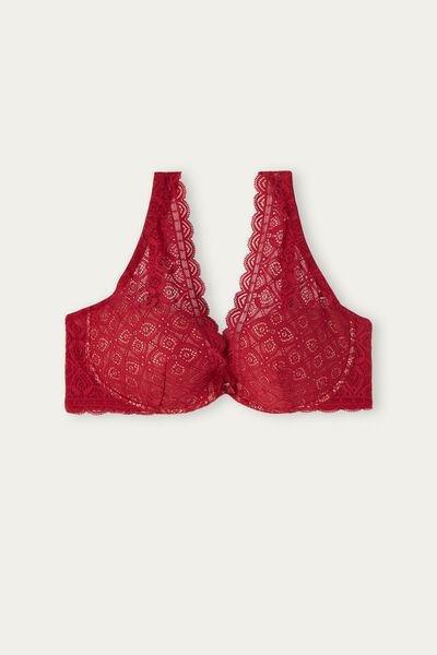 Red Elena Balconette Bra, , large image number 2