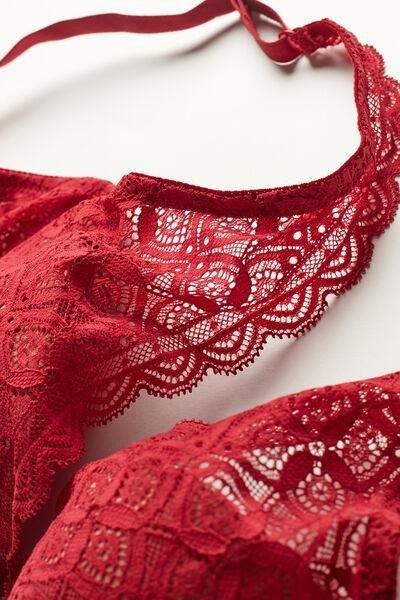 Red Elena Balconette Bra, , large image number 4