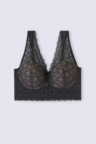 Black Asia Balconette Bra, , large image number 2