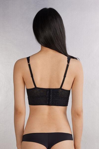 Black Asia Balconette Bra, , large image number 3