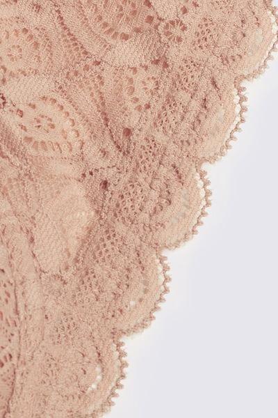 Beige Sofia Lace-Detailed Balconette Bra, , large image number 4