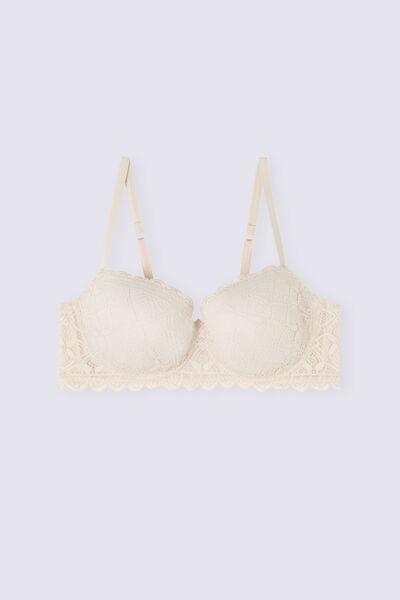 Pink Sofia Lace-Detailed Balconette Bra, , large image number 2