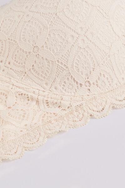 Pink Sofia Lace-Detailed Balconette Bra, , large image number 4