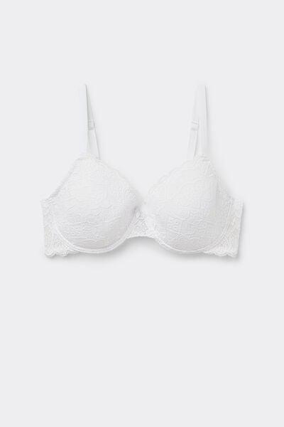 White Francesca Balconette Bra, White, large image number 3