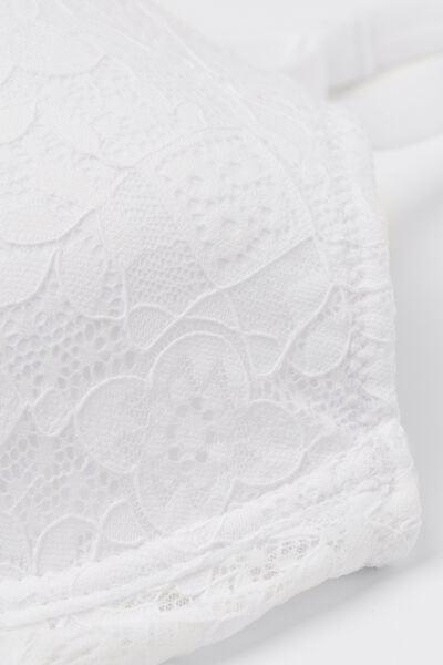 White Francesca Balconette Bra, White, large image number 4