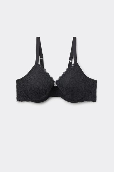 Black Francesca Balconette Bra, , large image number 2