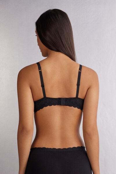 Black Francesca Balconette Bra, , large image number 3
