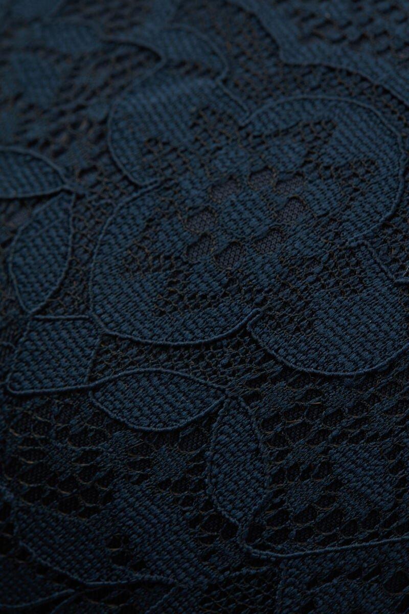 Blue Francesca Lace Balconette Bra, Intense Blue, large image number 1