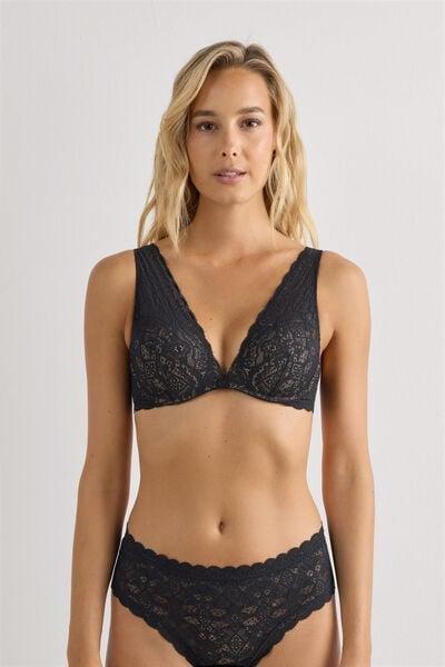 Black Giorgia Balconette Bra, Black, large image number 1