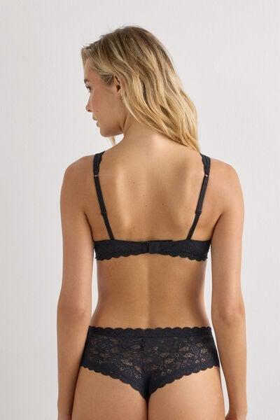 Black Giorgia Balconette Bra, Black, medium