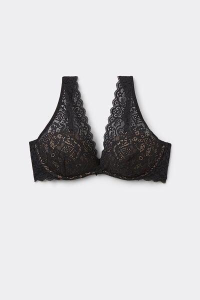 Black Giorgia Balconette Bra, Black, large image number 3