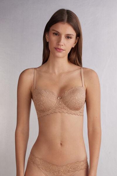 Beige Sofia Balconette Bra, Soft Beige, medium
