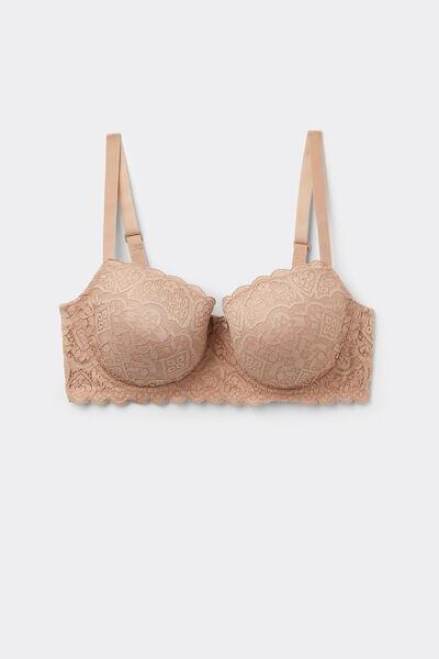 Beige Sofia Balconette Bra, Soft Beige, medium