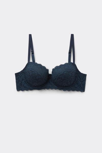 Navy Sofia Balconette Bra, , large image number 2