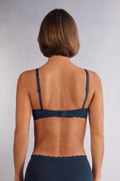 Navy Sofia Balconette Bra, , large image number 3