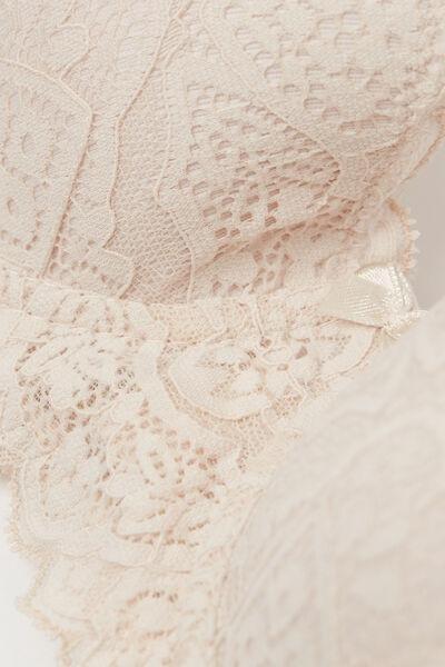 Cream Sofia Balconette Bra, , large image number 4