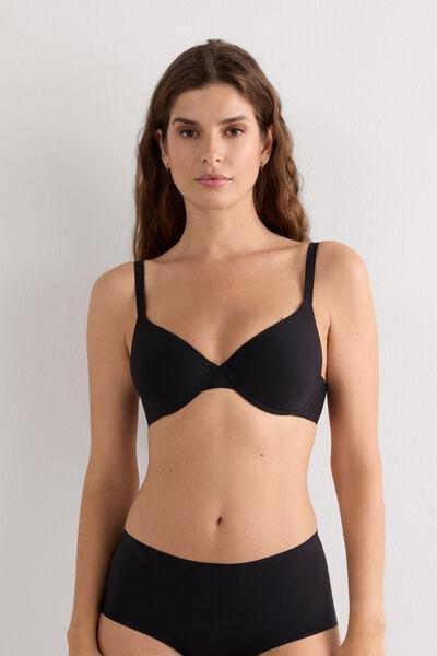 Black Superior Comfort Francesca Balconette Bra, Black, large image number 0