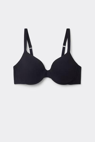 Black Superior Comfort Francesca Balconette Bra, Black, medium