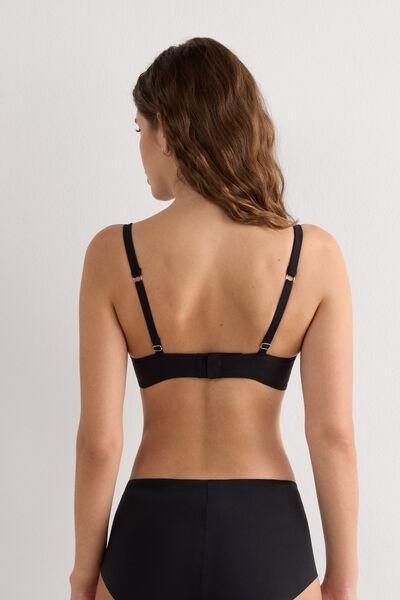 Black Superior Comfort Francesca Balconette Bra, Black, medium