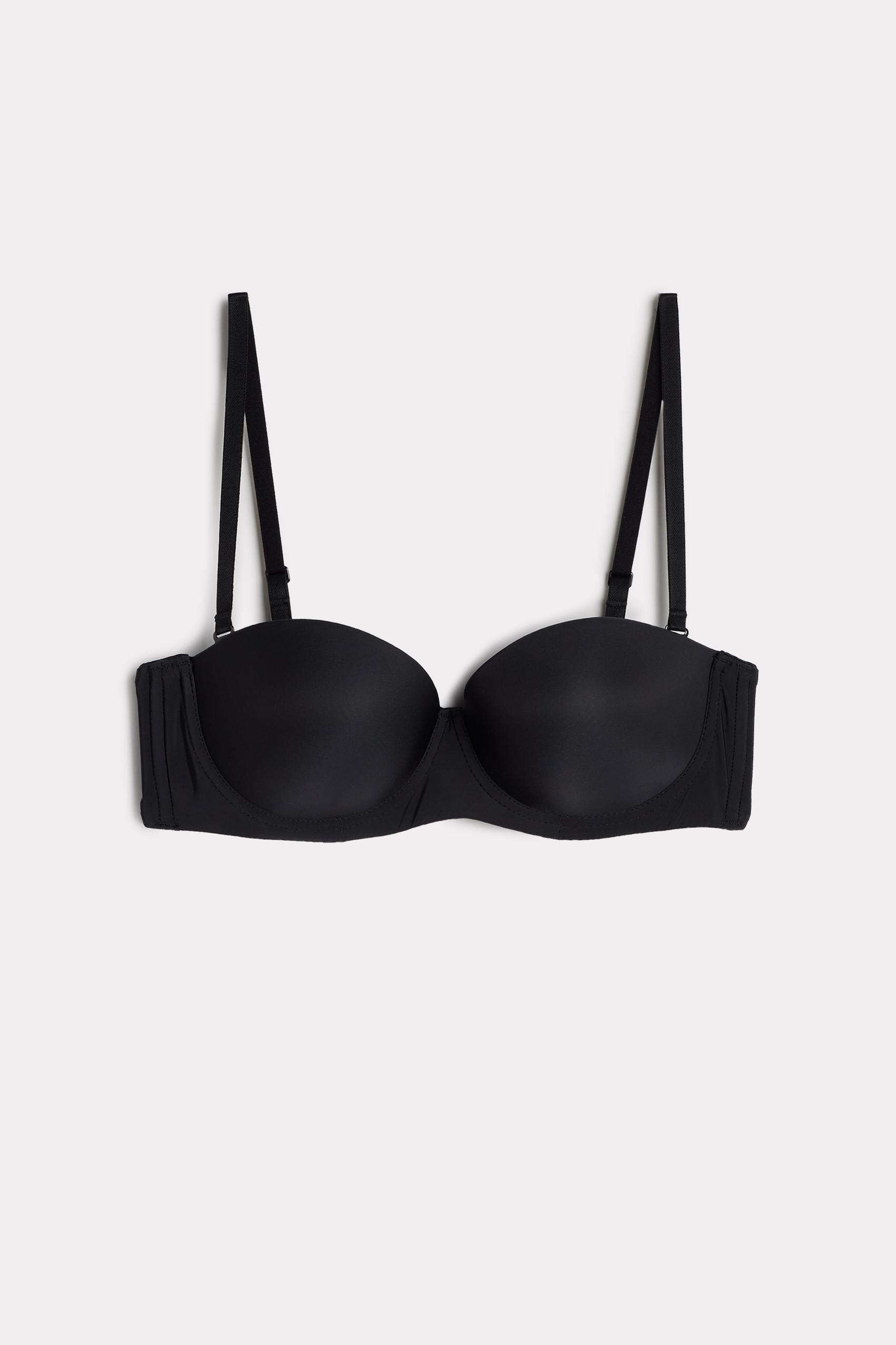 Black Giada Bandeau Bra, , large image number 6