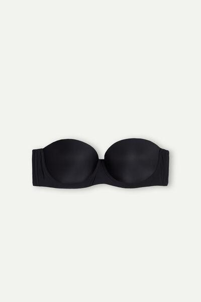 Black Giada Bandeau Bra, , large image number 7