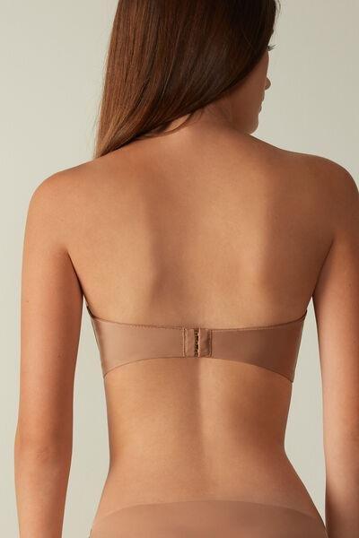 Beige Giada Bandeau Bra, , large image number 6