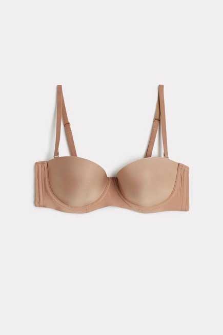 Beige Giada Bandeau Bra, , large image number 10